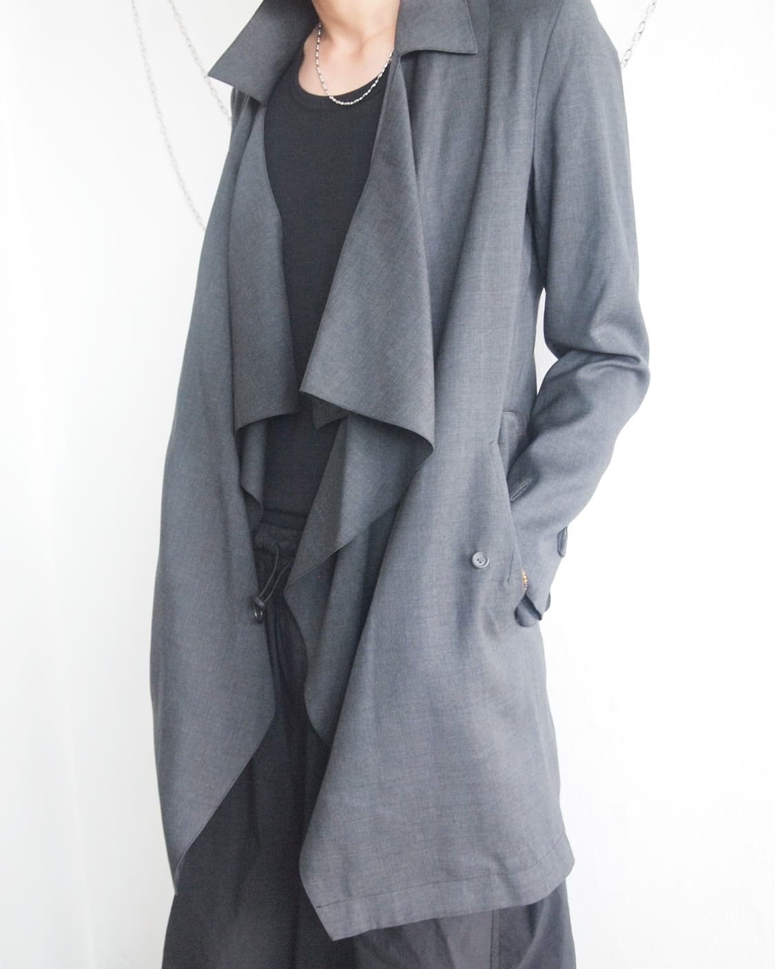 줄리아노 후지와라 아방가르드 드레이프 코트 상품이미지4