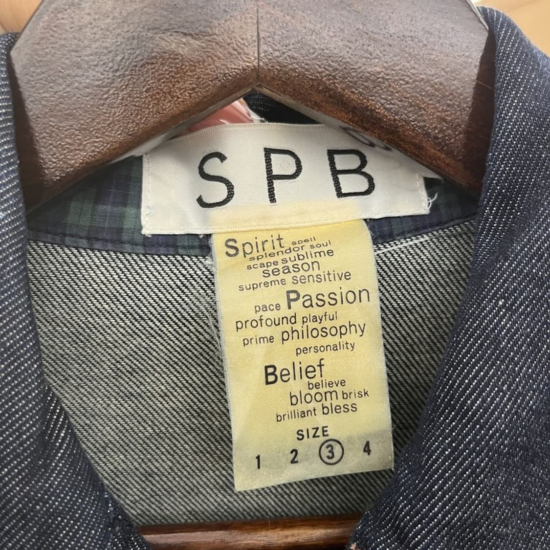 에스피비 빈티지 모던 시크 캐주얼 슬림핏 데님자켓 3 C10360 상품이미지5