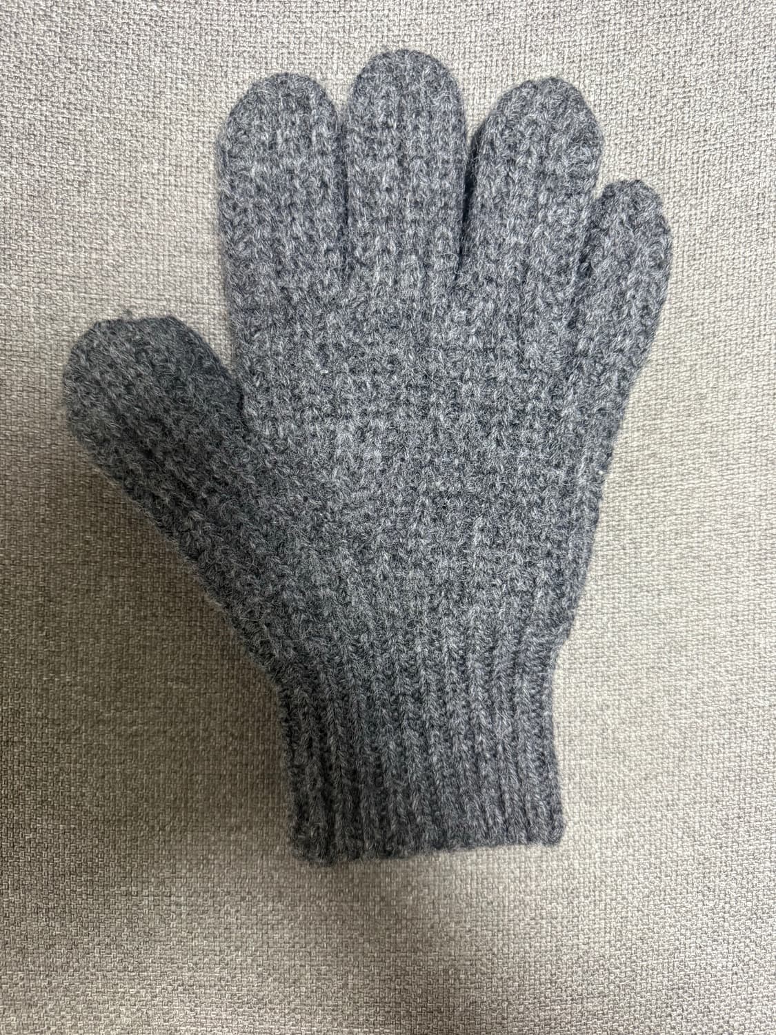 토마스모어 니트핑거장갑 차콜그레이 상품이미지3