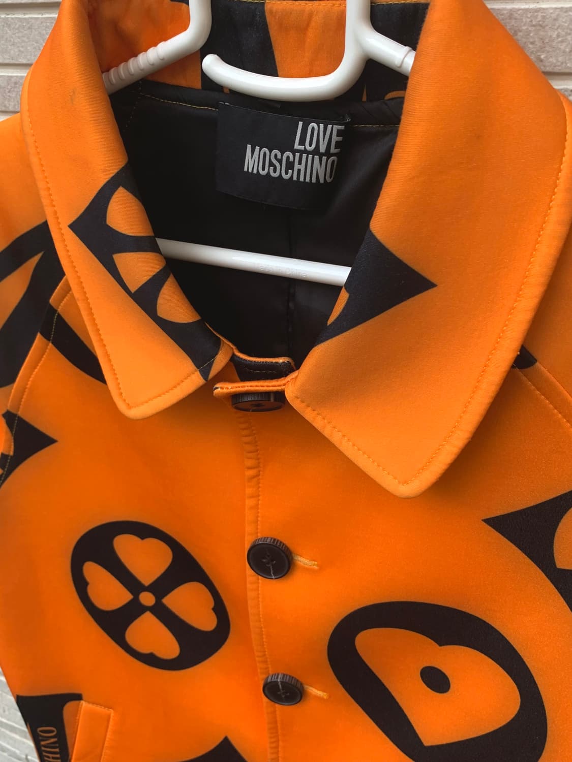 모스키노 패턴 베스트 (orange) 상품이미지3