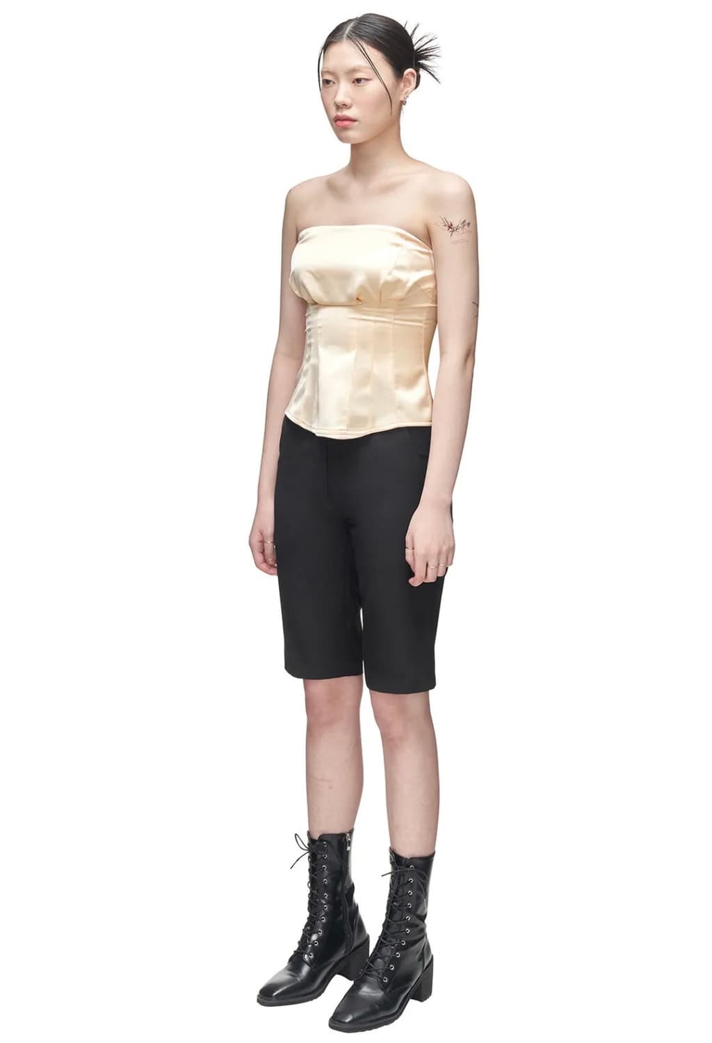 KIMZISU Tailored Top Cream (이유비, 문가영 착용) 상품이미지2