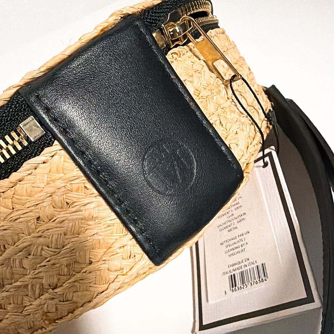 (정품/새상품) 메종 미쉘 여성 내추럴 라피아 숄더백 상품이미지3