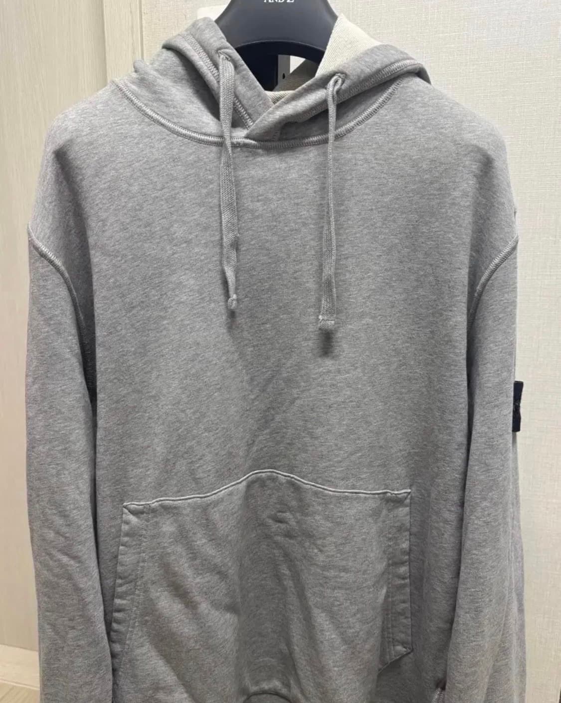 스톤아일랜드 후드티 그레이 상품이미지5