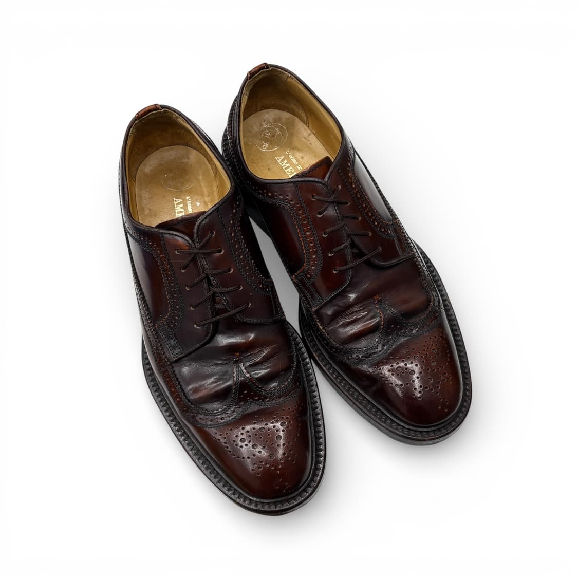 90's Amerino Ghiaia 윙팁 로퍼 상품이미지1