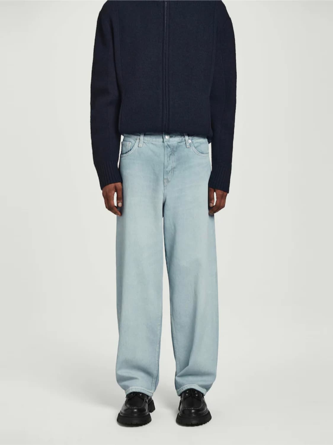 COS RIDER 와이드 레그 데님팬츠 라이트블루 30, 31 상품이미지4