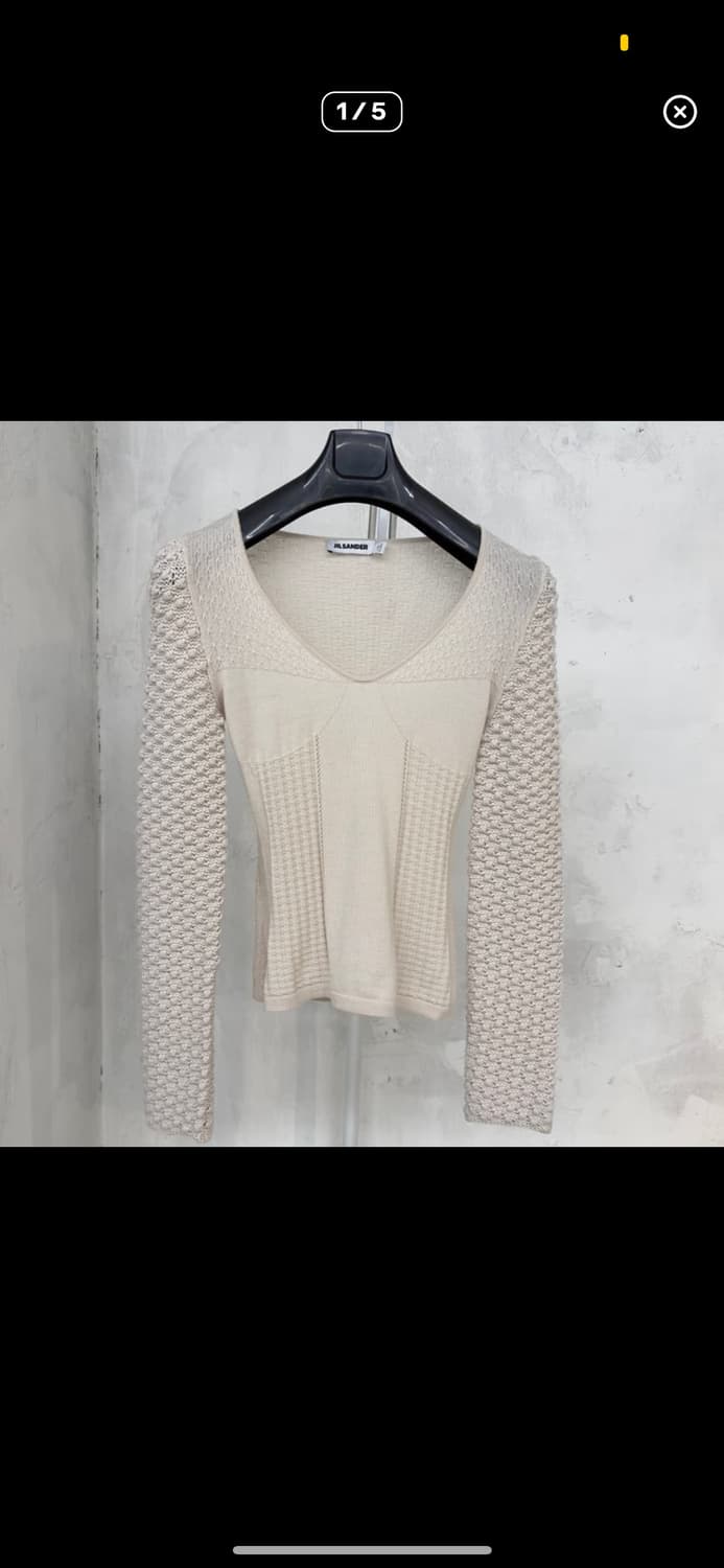 빈티지 질샌더 니트 상품이미지1