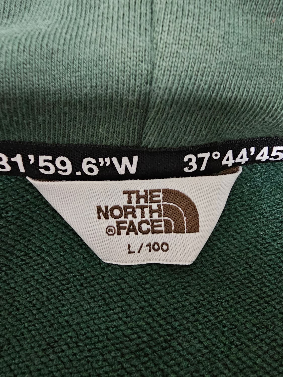 노스페이스 후드집업 그린 100(L) 상품이미지4