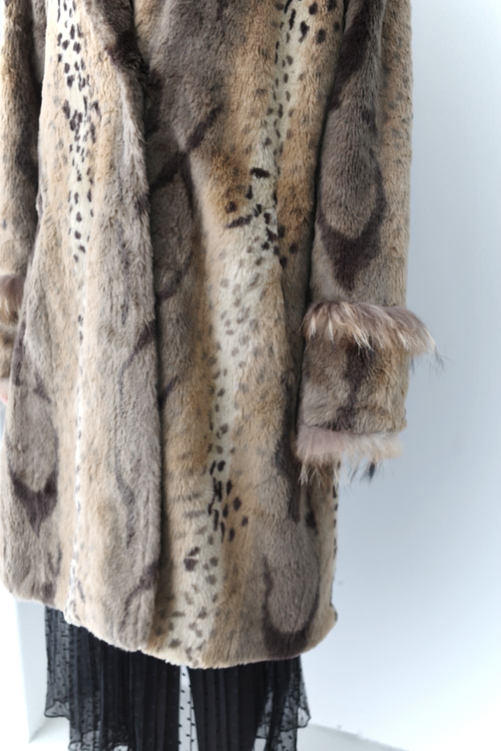 via faburrica) leopard fur jacket 상품이미지8