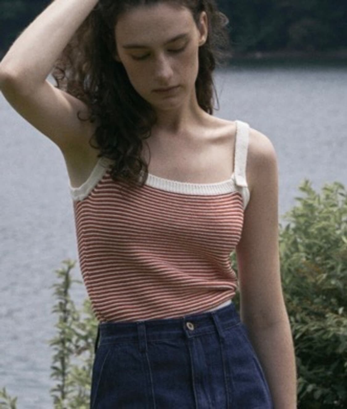 앤니즈 니트 나시 레드 스트라이프 상품이미지1