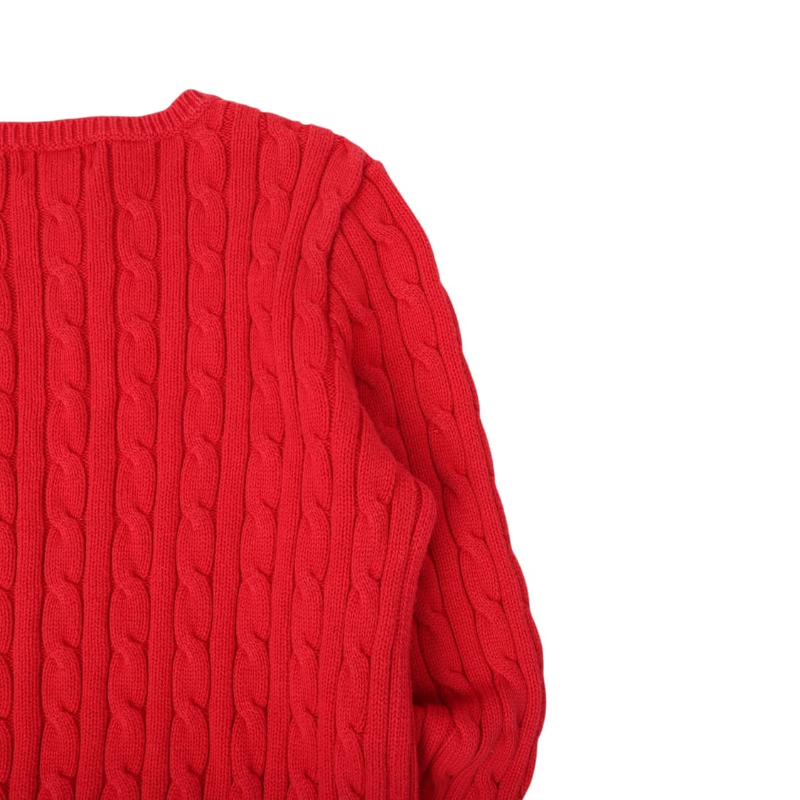 폴로 랄프로렌 레드 버튼업 케이블 니트 상품이미지6