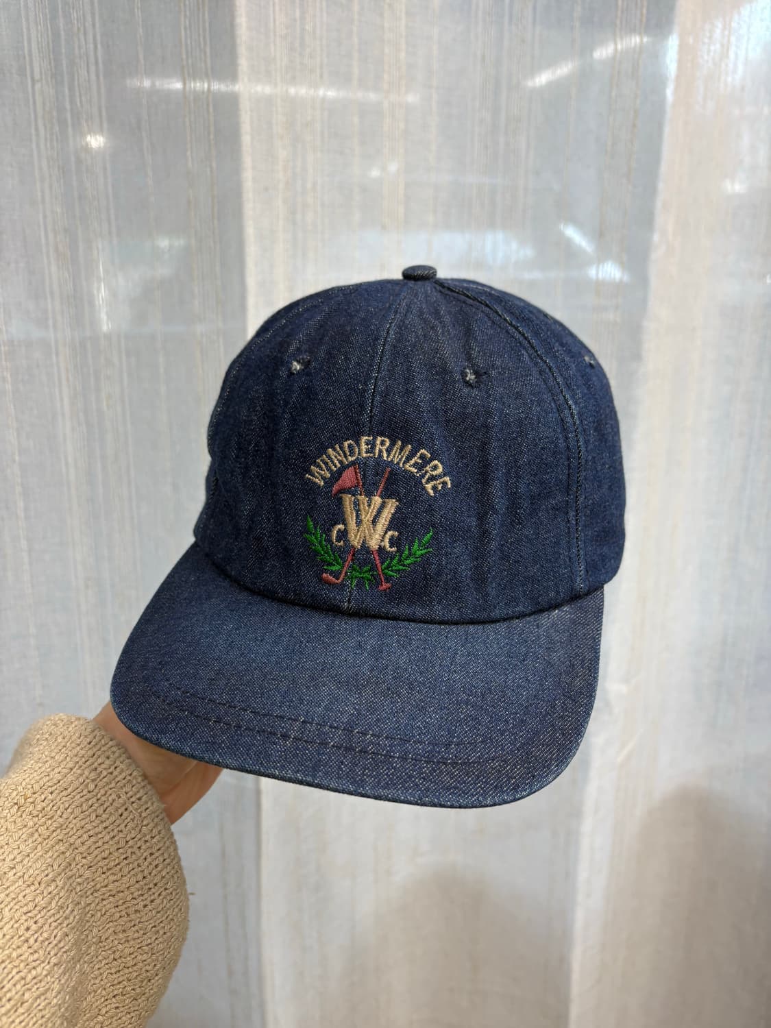 Merkley HEADGEAR 빈티지 데님 볼캡 모자 상품이미지2