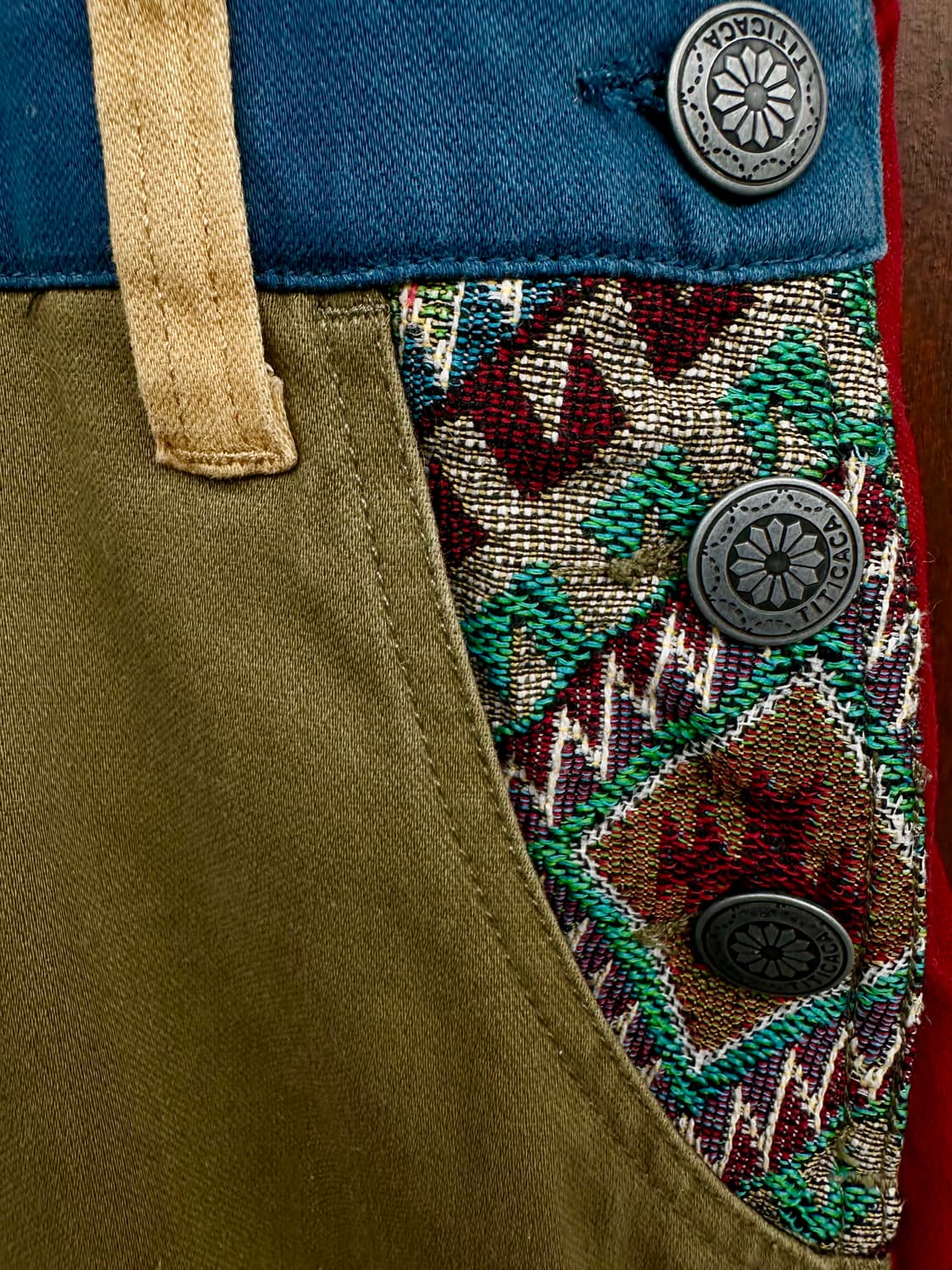 TITICACA의 빈티지 패치워크 에프론 상품이미지4