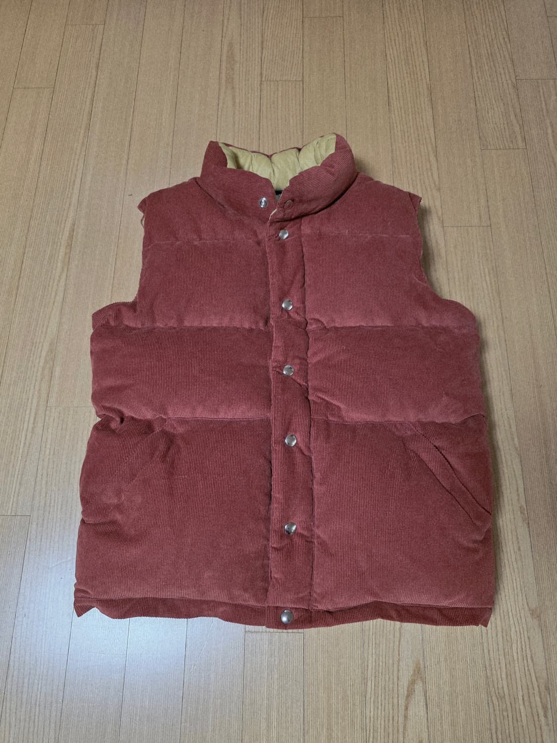 크레센트 다운웍스 이탈리안 베스트 조끼 코듀로이 러스트 m 사이즈 상품이미지1