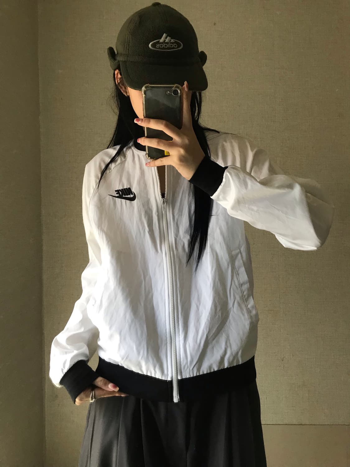 나이키 흰검 바람막이 자켓 상품이미지4