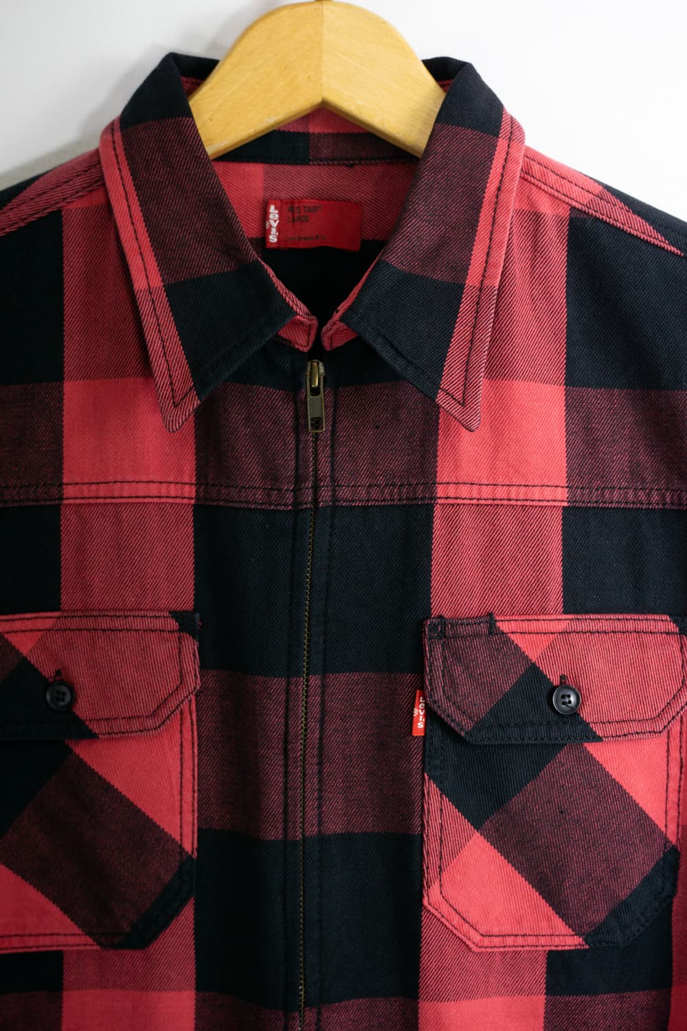 00s Levi’s red tab 체커 셔츠 아우터 상품이미지2