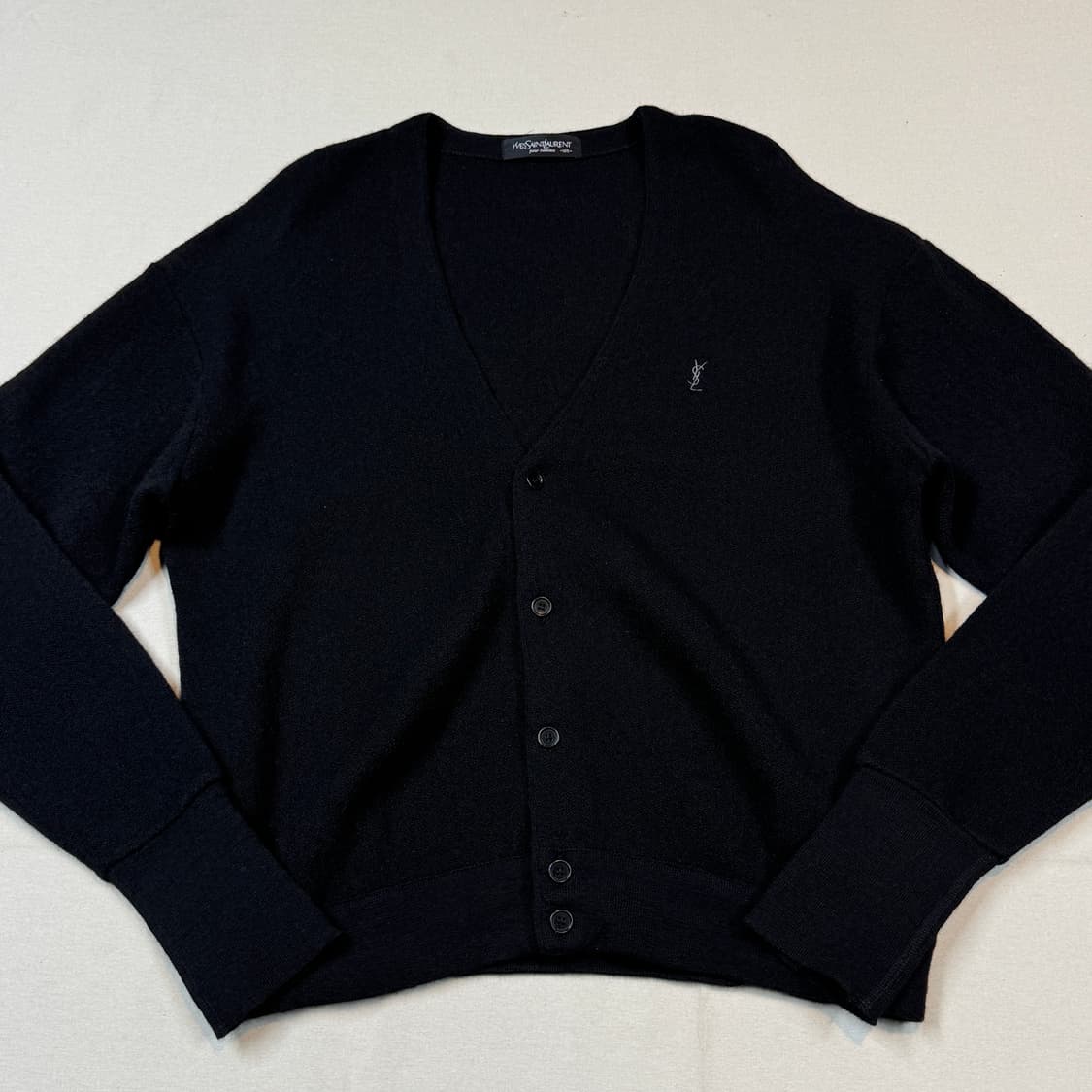 XL) YSL 입생로랑 가디건 블랙 상품이미지2