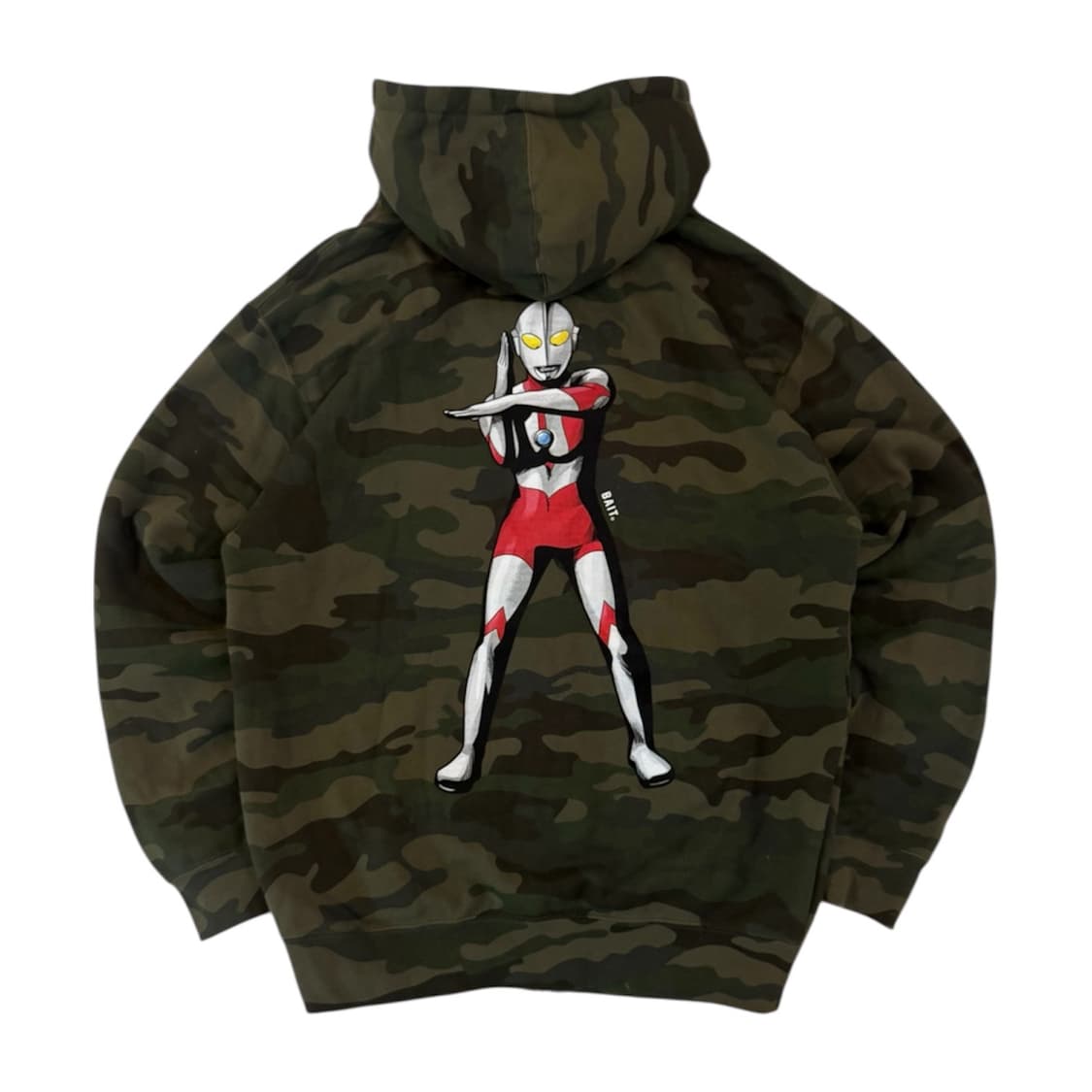 BAIT X 울트라맨 콜라보 카모 후드집업 상품이미지1
