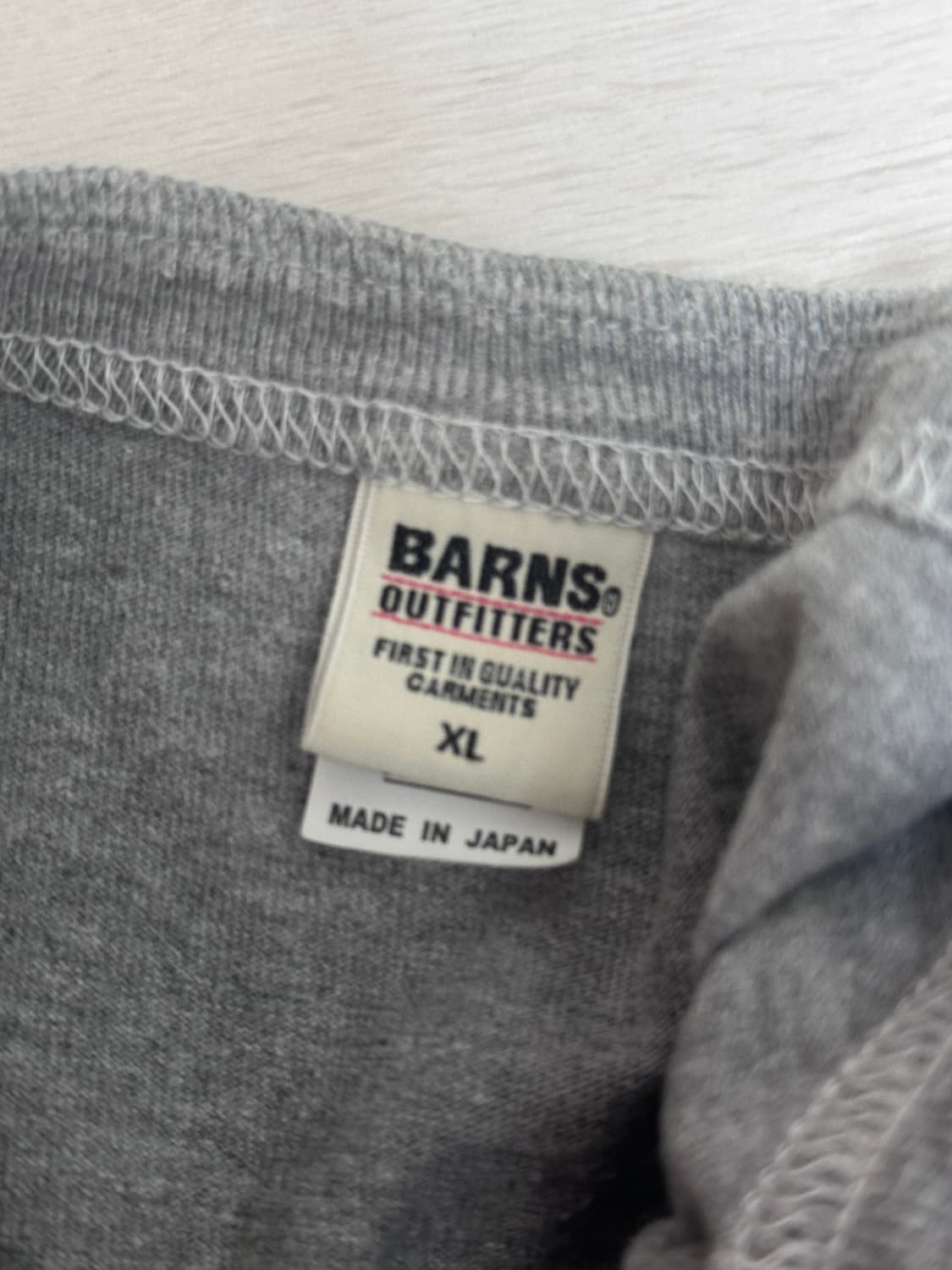 택포) 반스아웃피터스 헨리넥 롱슬리브 XL 판매 상품이미지3