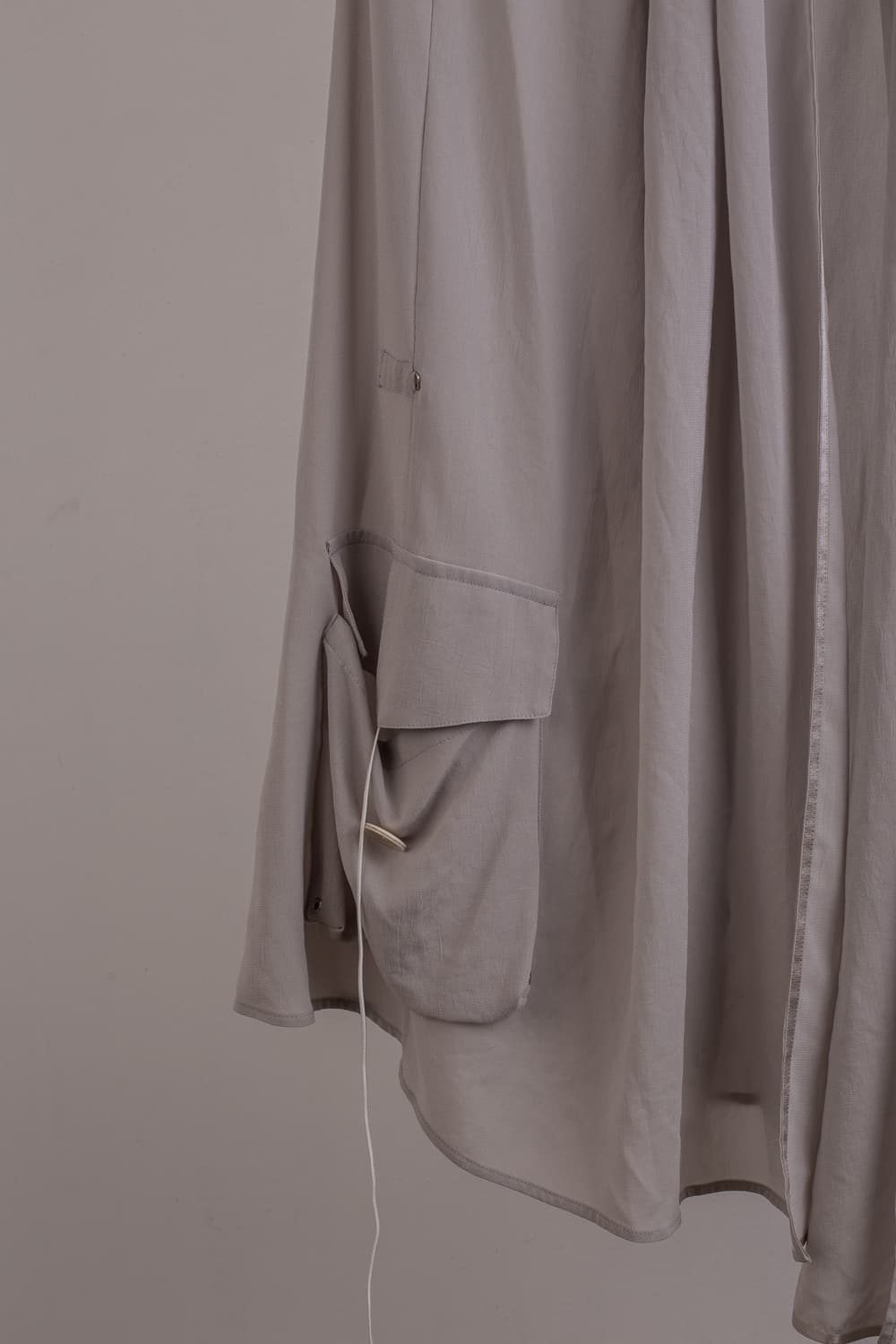 BAJRA ASYMMETRIC DRAPE HOOD VEST 상품이미지8