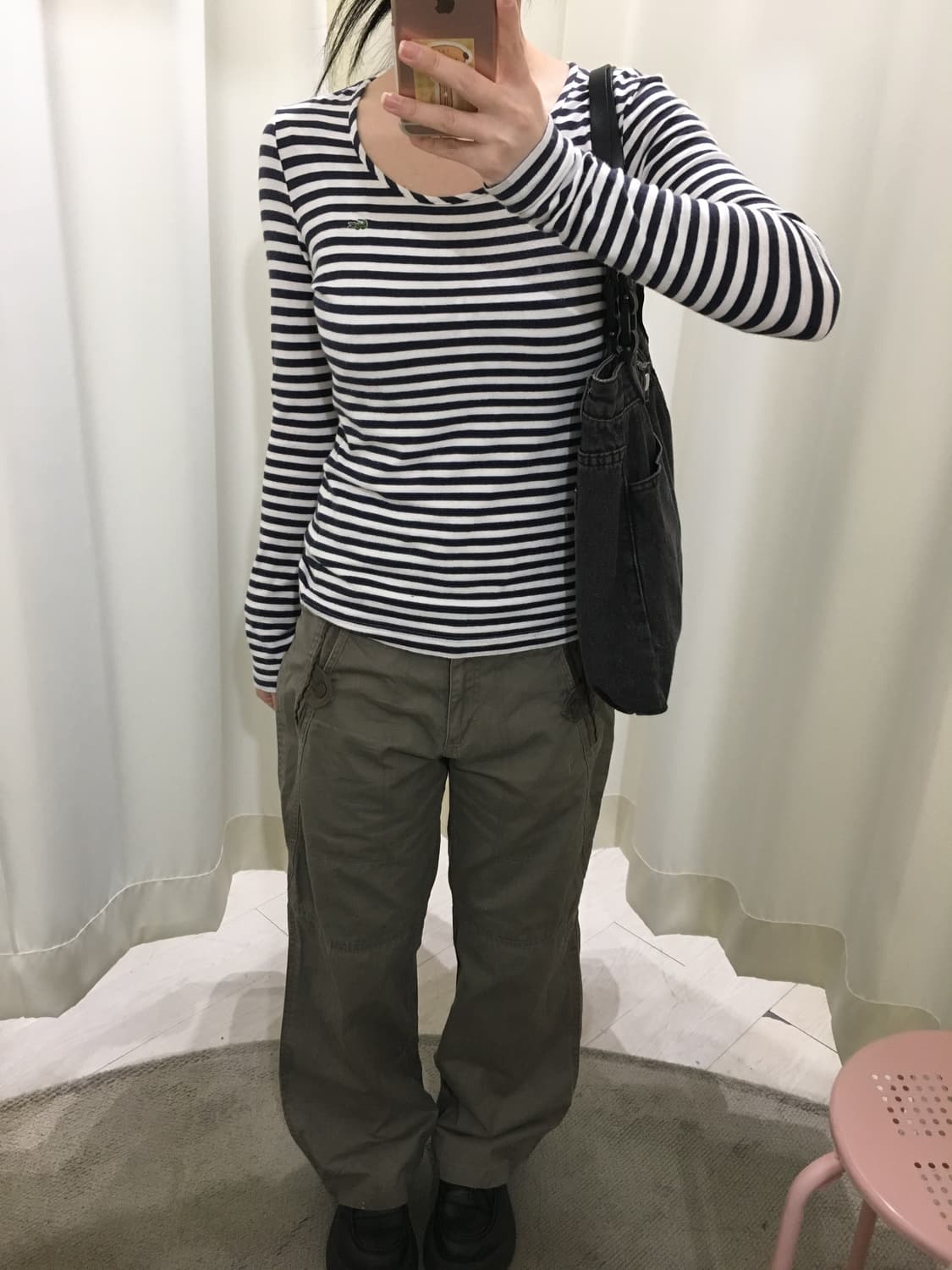 y2k button pants 상품이미지3