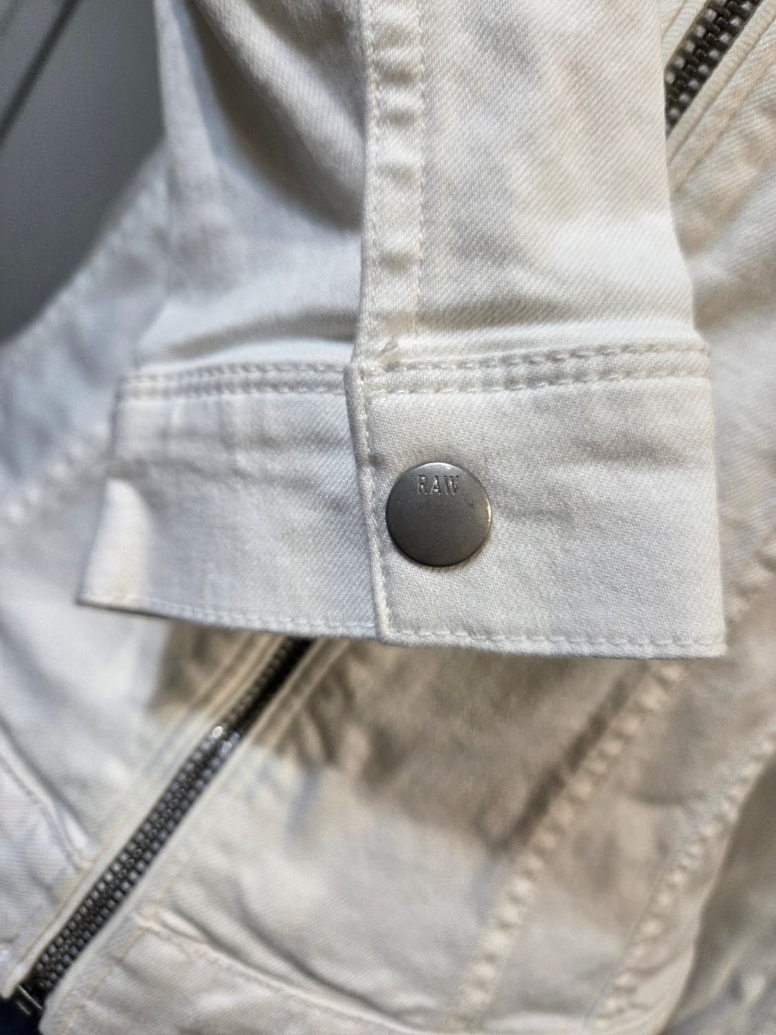 G-STAR RAW 화이트 데님 자켓(XS)스판 상품이미지6