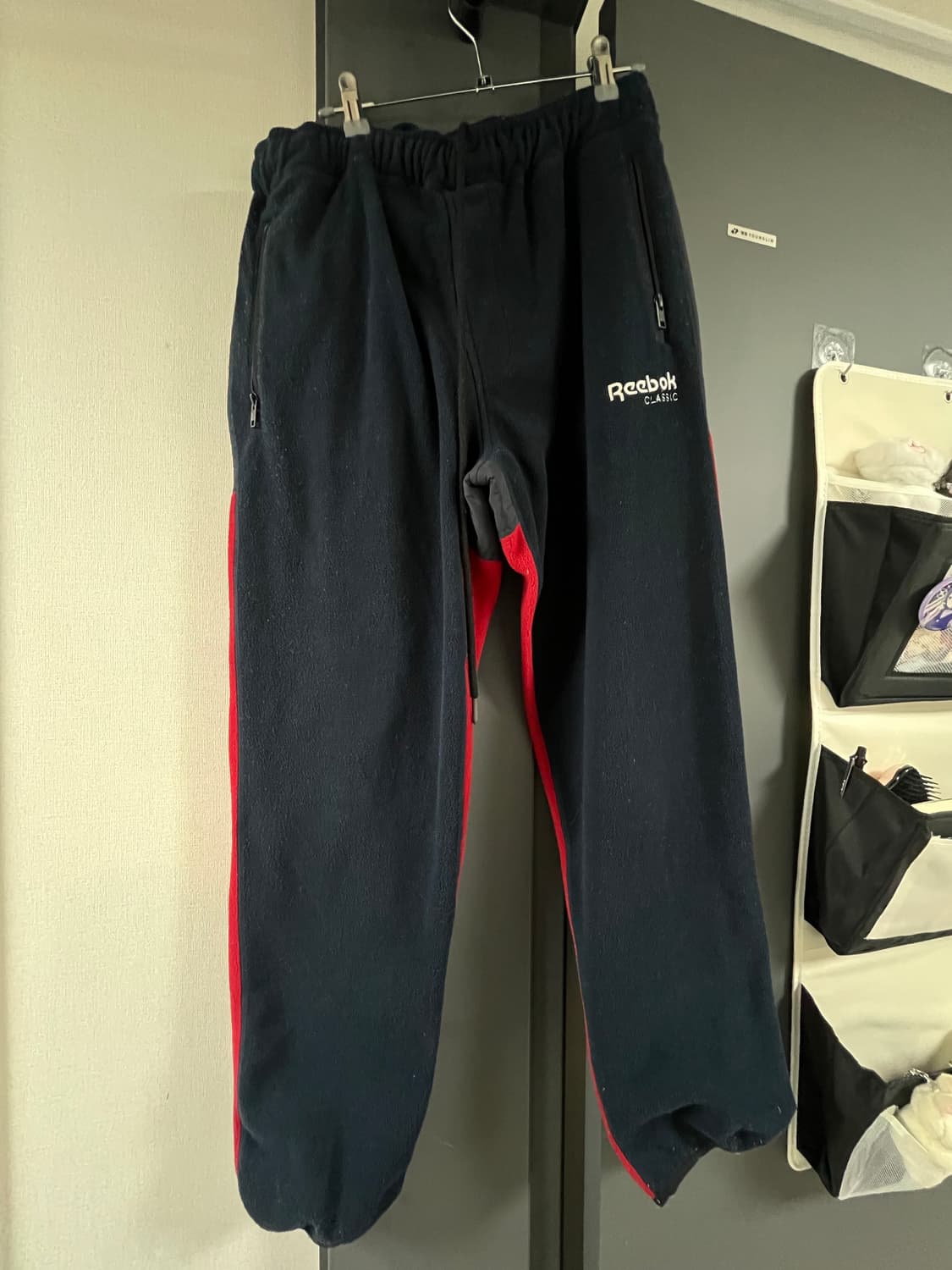 리복 플리스 후드 집업 바지 트레이닝 셋업 세트XL 105 상품이미지3