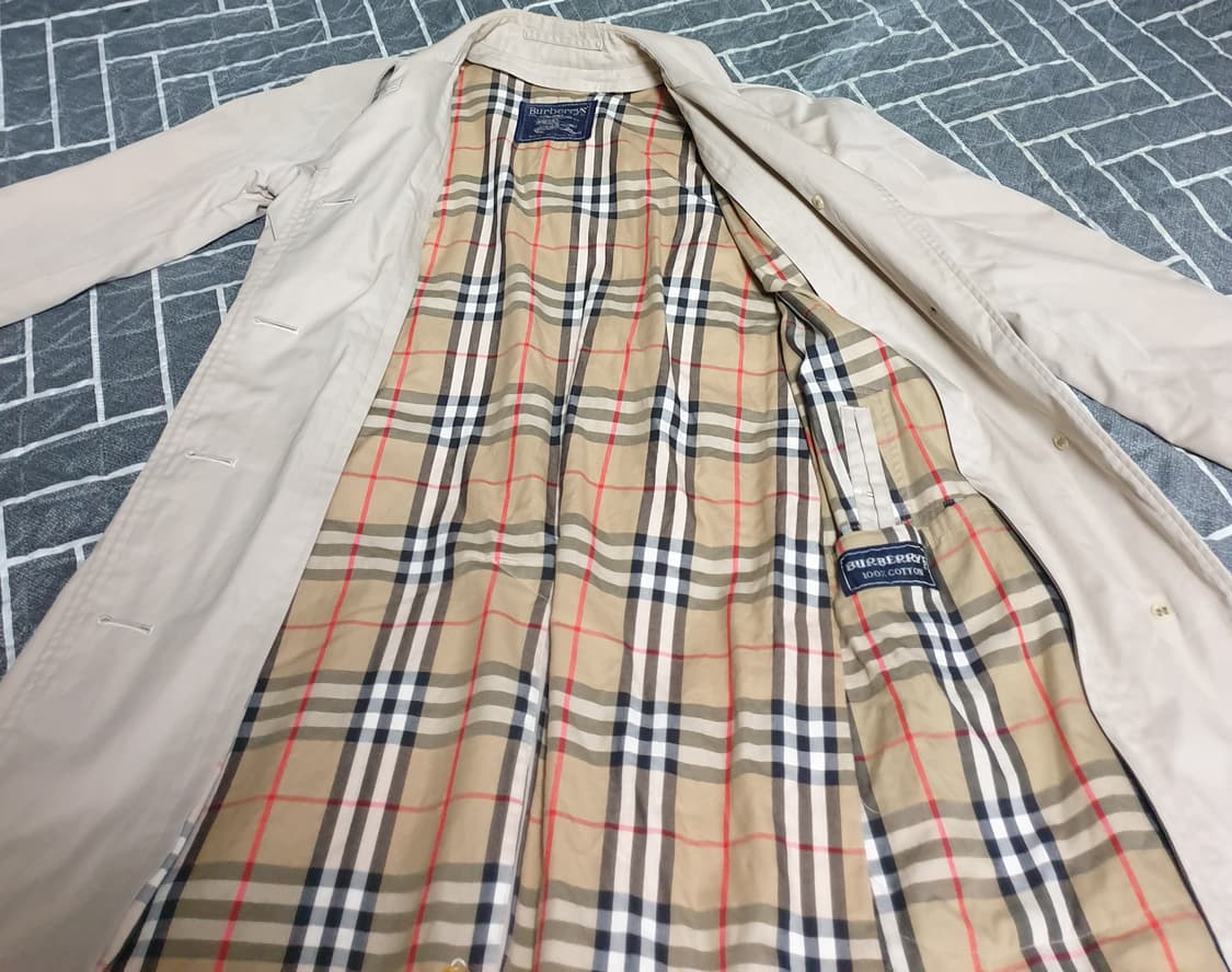 버버리 made in England 슬림핏 싱글 트렌치코트 베이지 (M) 상품이미지2