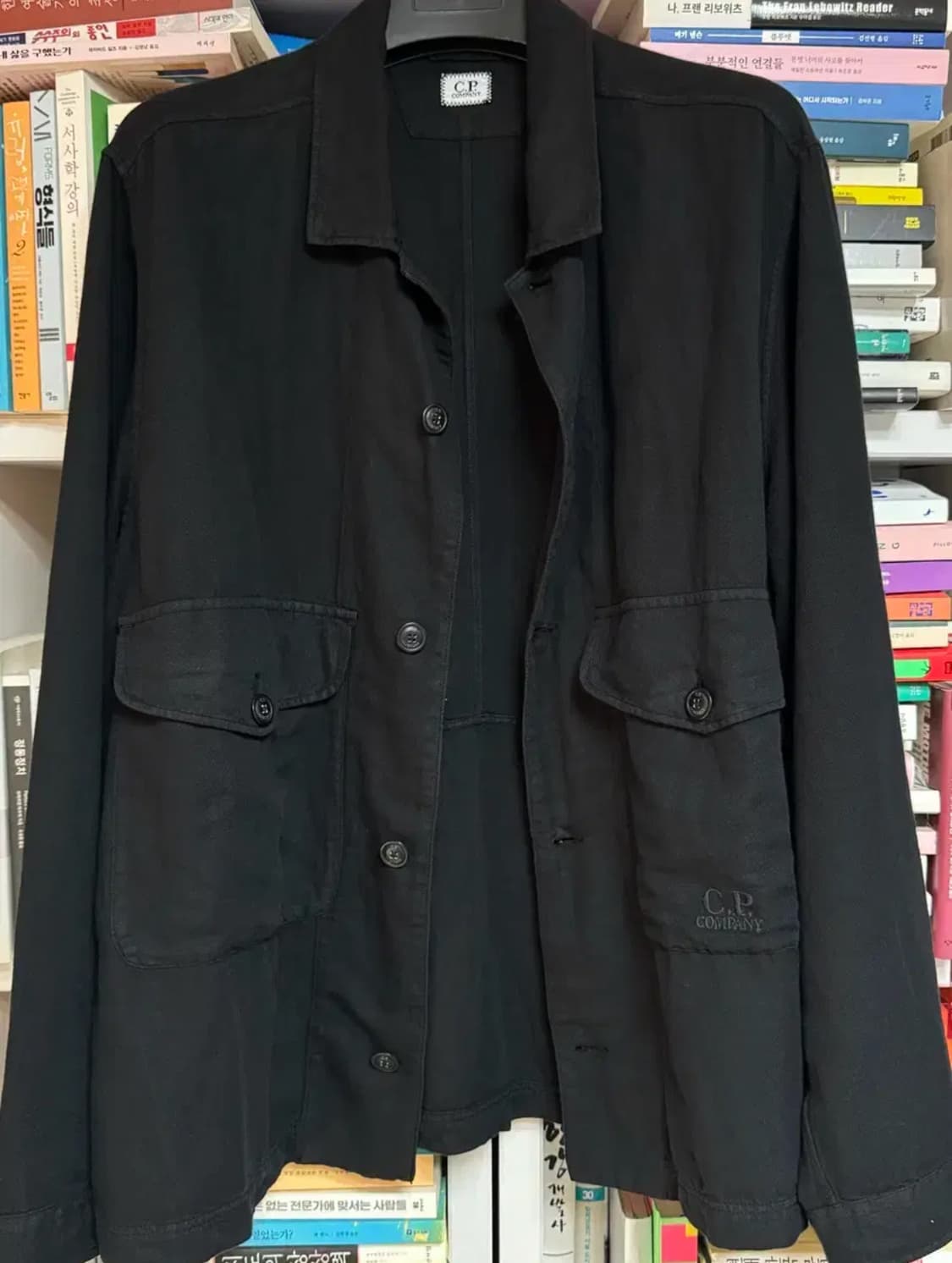 cp 컴퍼니 브로큰 린넨 셔츠 자켓 상품이미지3