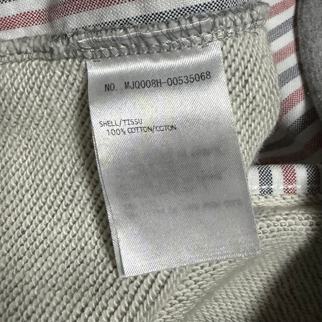 [S+급/O] 톰브라운 사선완장 트레이닝 조거팬츠 바지 그레이 상품이미지7