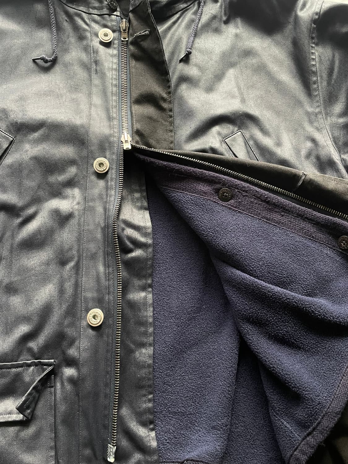 90's 폴로 스포츠 왁스 후드 코트 상품이미지3