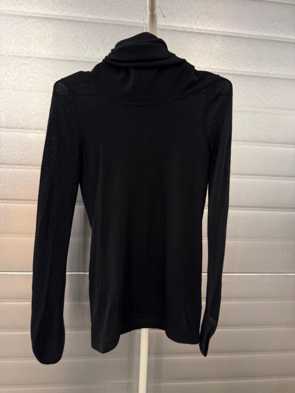 HELMUT LANG 헬무트랭 목폴라 니트 블랙 S 상품이미지3