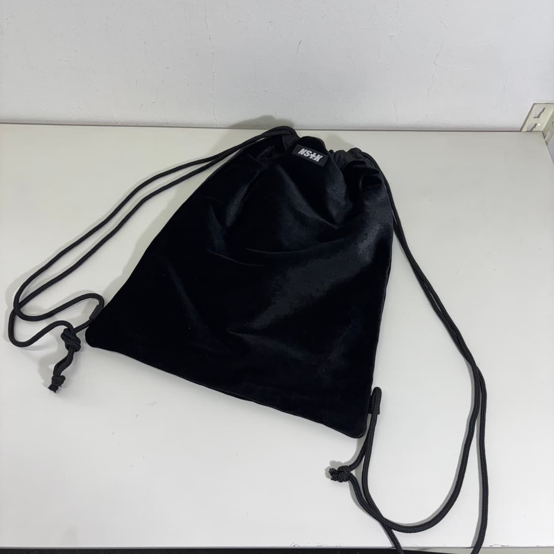 OS 네스티킥 블랙 벨벳 팬시백팩 상품이미지2