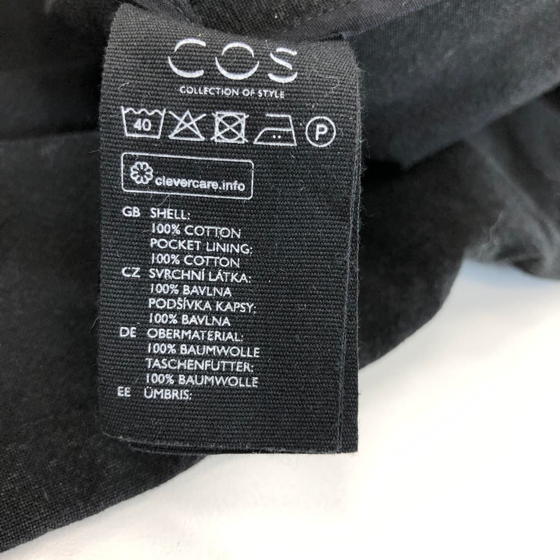 COS 코스 코튼 논카라 가먼트롱자켓 66 상품이미지6