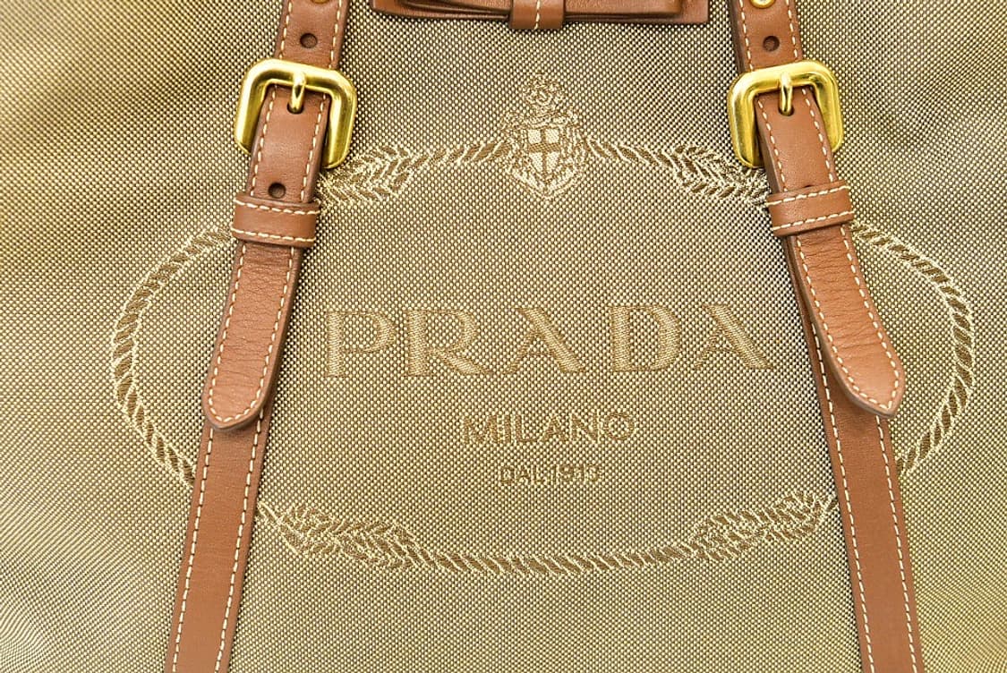 프라다 자카드 2way백(정품) 상품이미지7