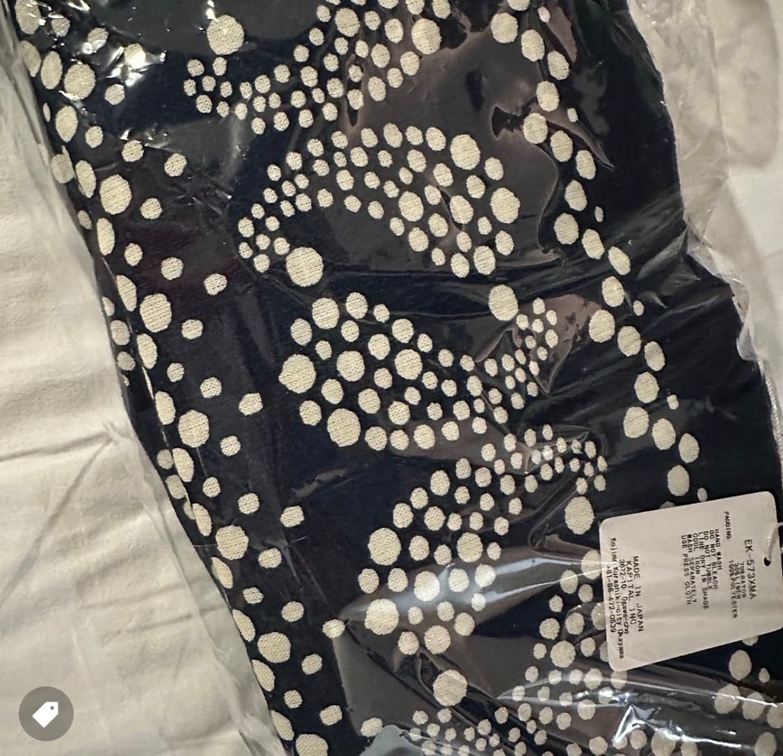 캐피탈 반다나 패딩 머플러 네이비 상품이미지2