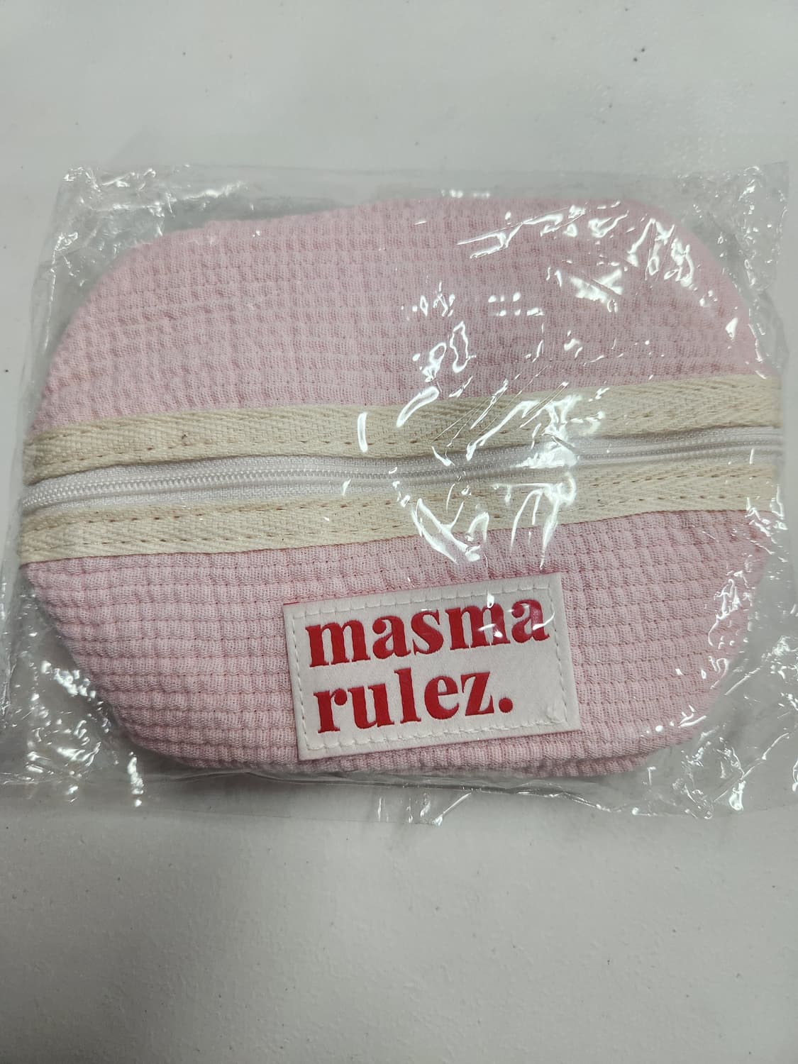 새상품 마스마룰즈 펜슬 코메스틱 파우치 핑크 상품이미지2