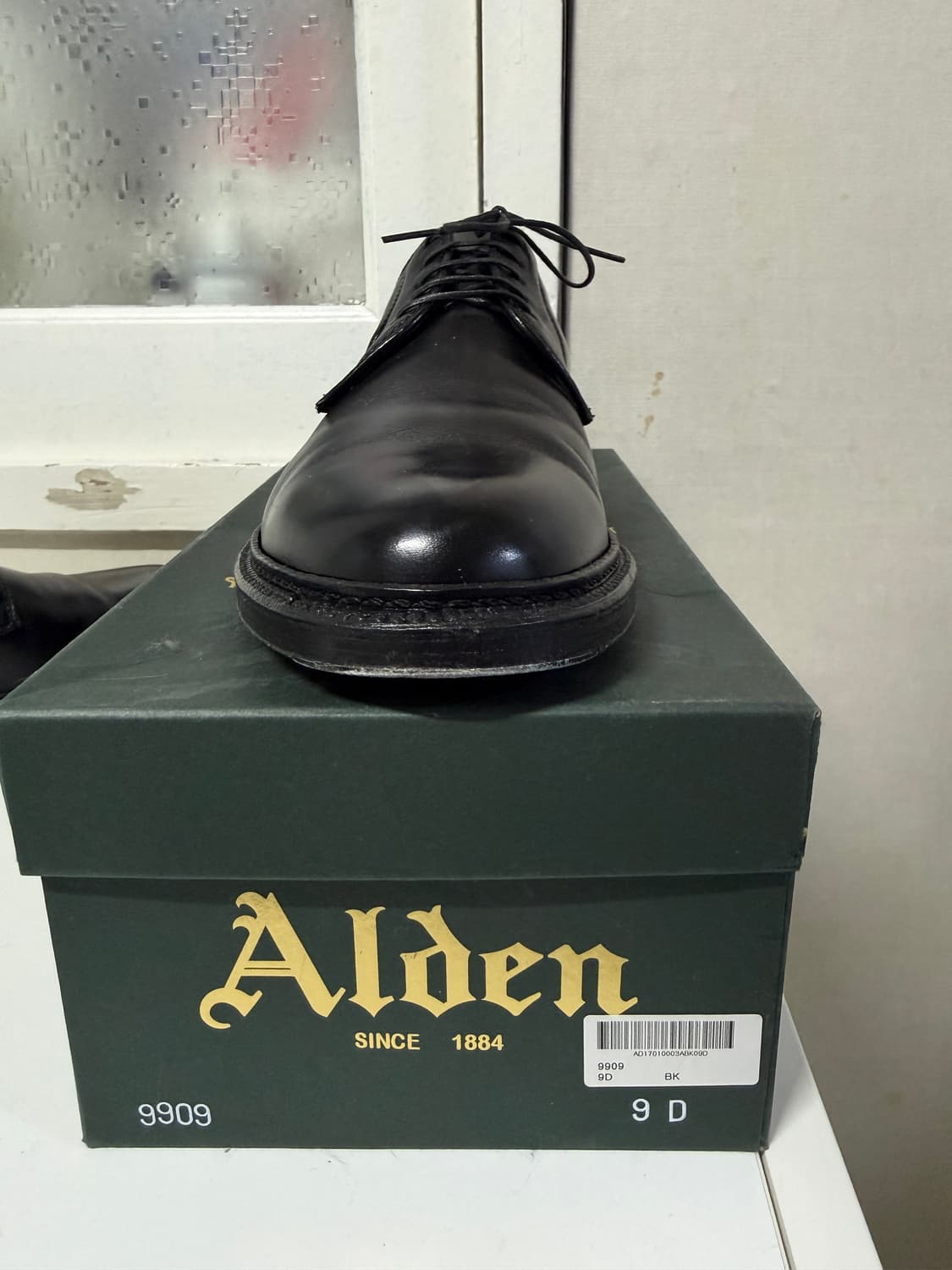 Alden 9909 / 9.0D / 카프 / 블랙 / 알든 상품이미지5