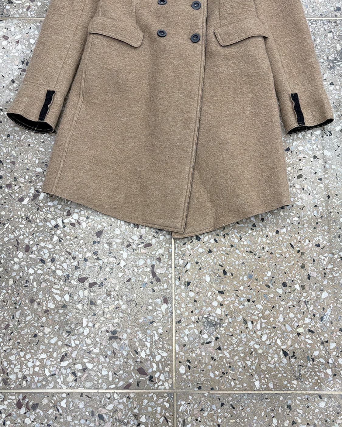 파올라 프라니 보일드-울 더블 코트 상품이미지4