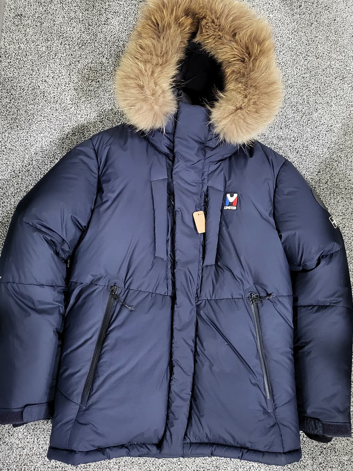 밀레 거위털 패딩 (퍼 후드)
 상품이미지1