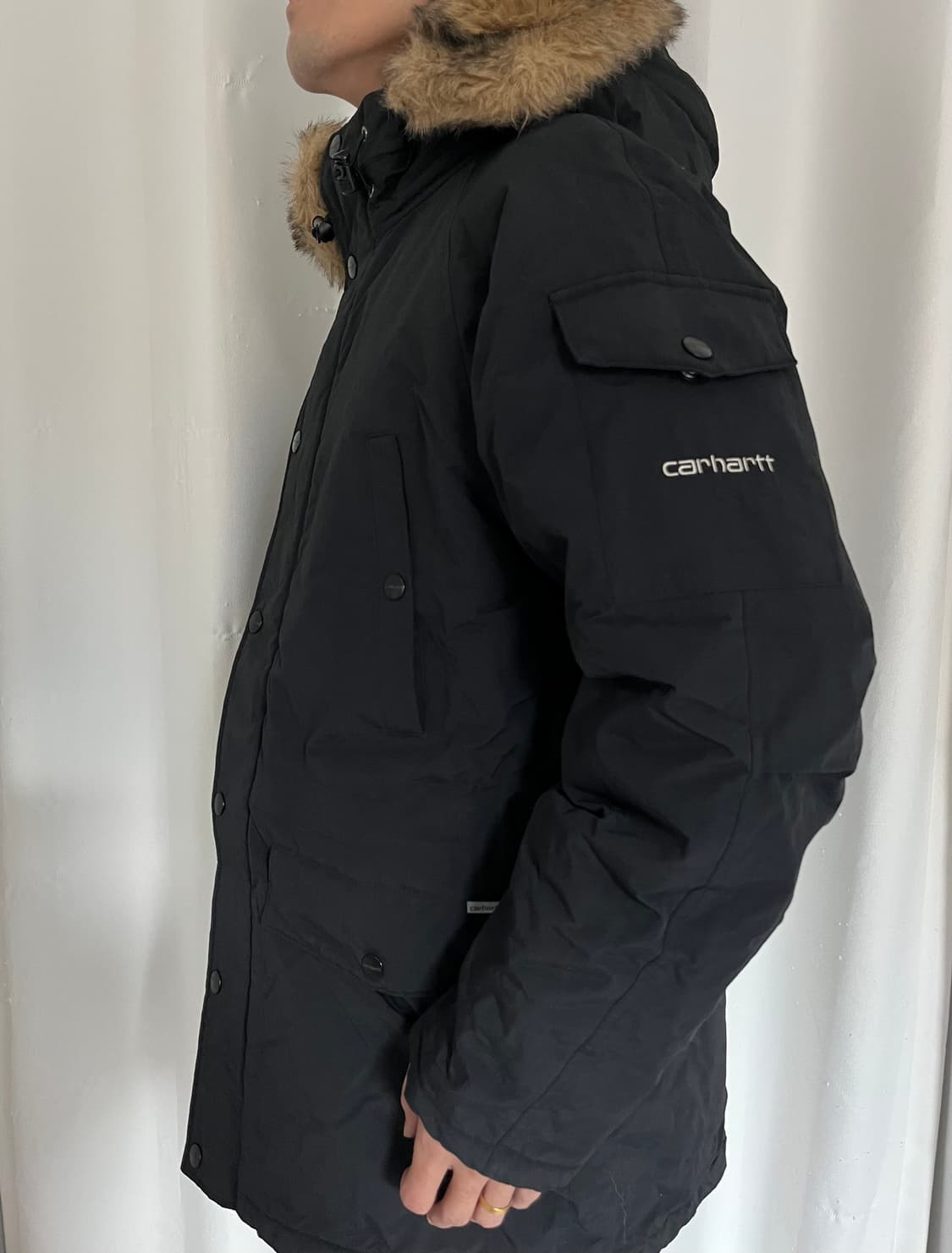 칼하트 패딩 자켓 국내 정식 수입라벨 상품이미지2