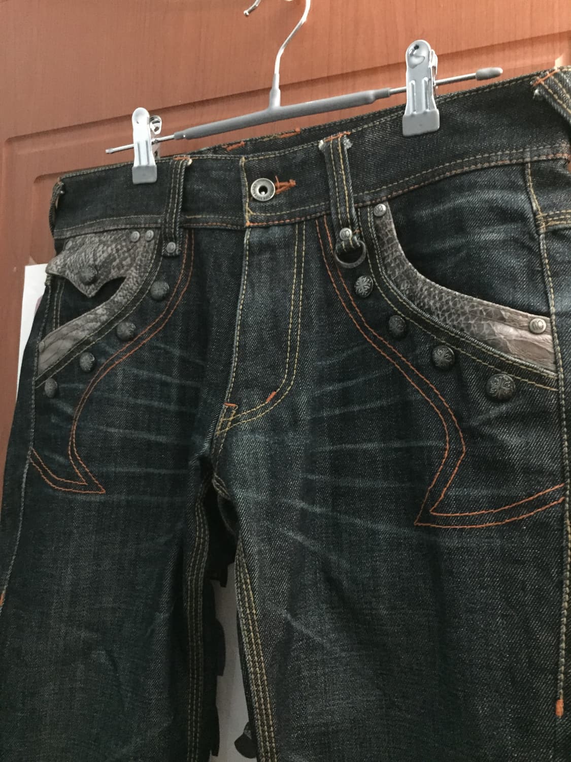 Nicole Club for Men python leather denim 상품이미지3