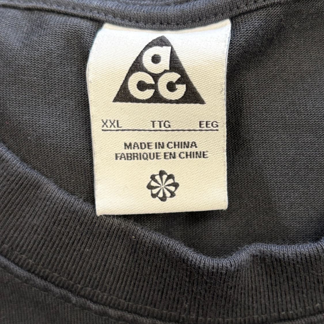 XXL 나이키 ACG 블랙 롱슬리브  상품이미지4