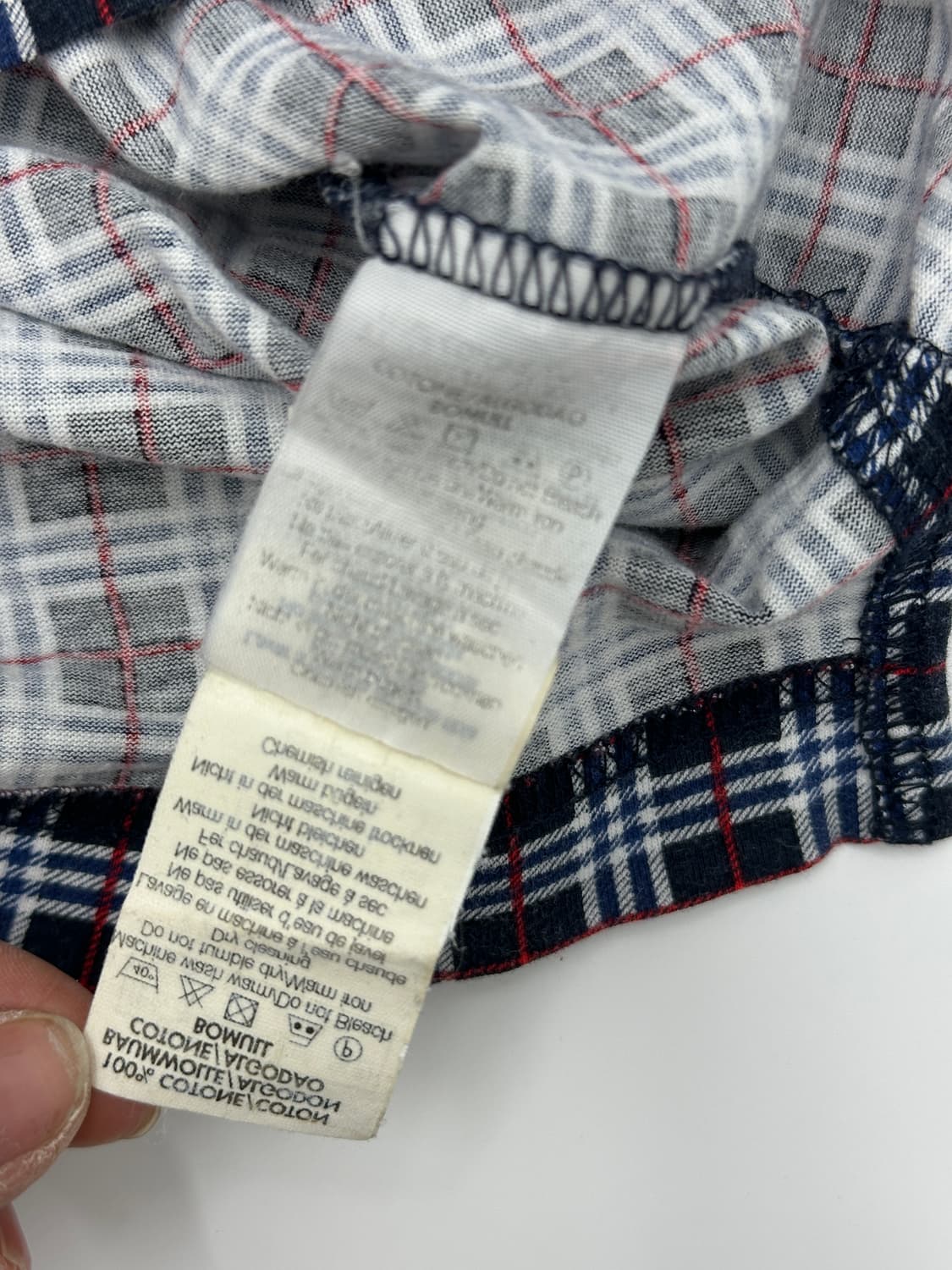 버버리 노바체크 카라 반팔티 상품이미지6