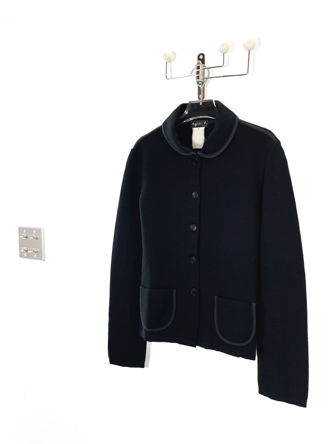 90’s 아네스베 라운드카라 버튼 자켓 상품이미지5