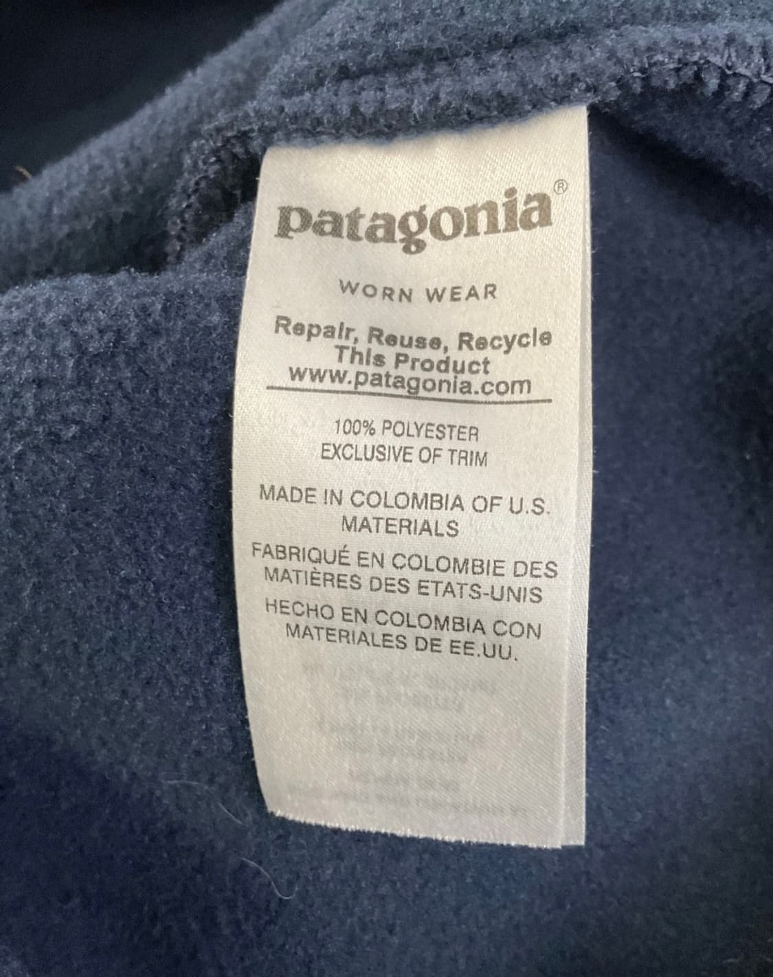 파타고니아 신칠라 네이비 팝니다(M) 상품이미지4