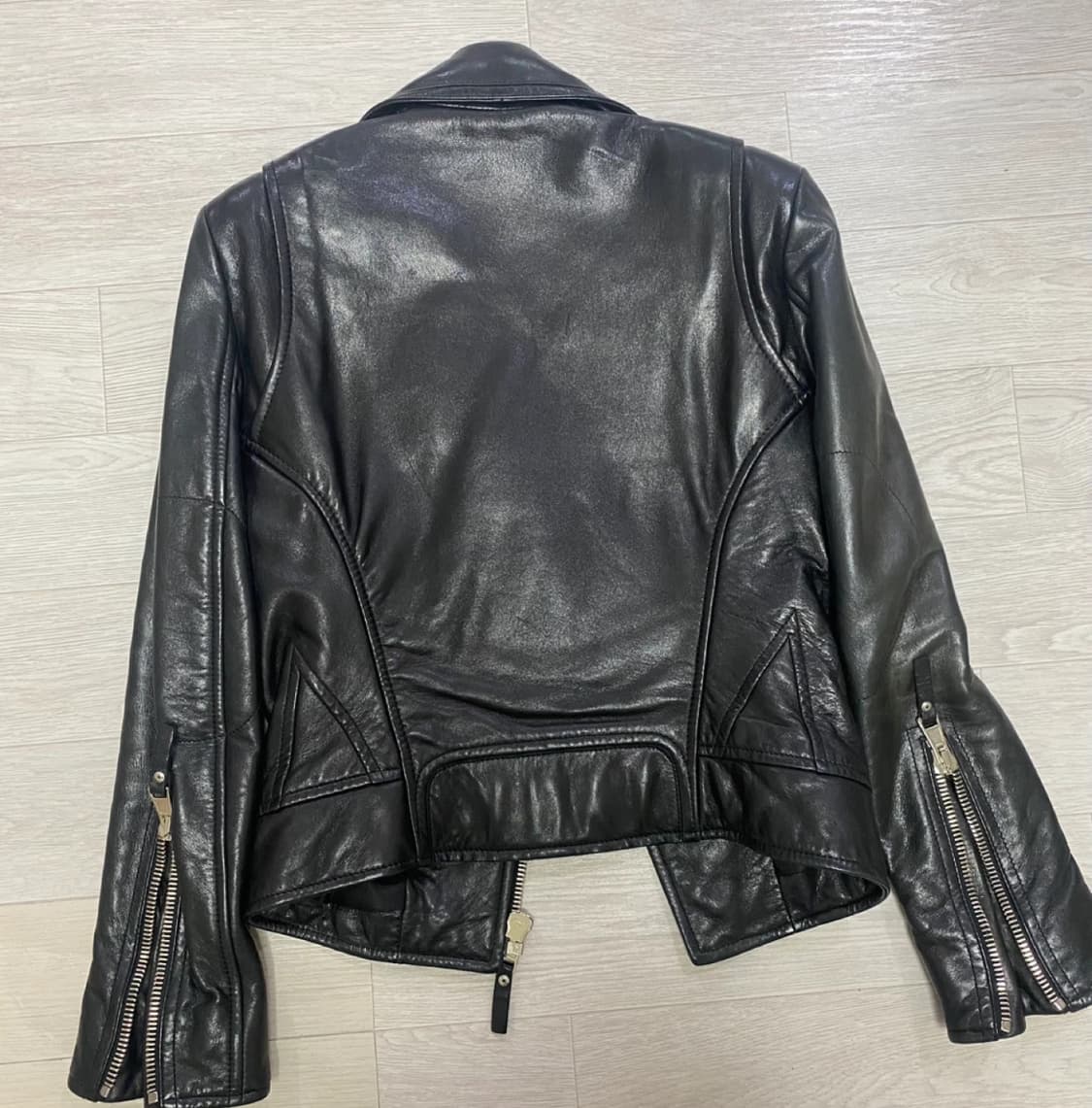 발렌시아가(Balenciaga) 레더 바이커 재킷 상품이미지3