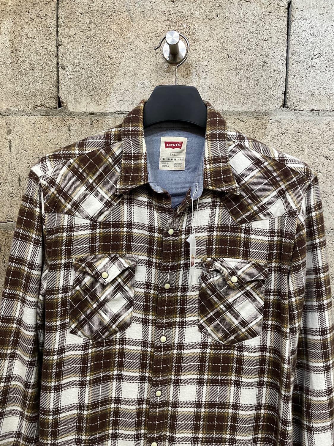 리바이스 웨스턴 체크 셔츠 상품이미지2