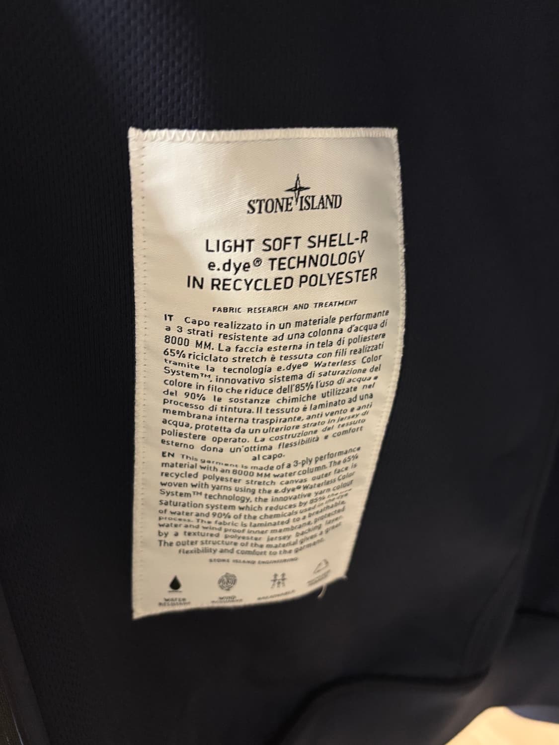 [L] 스톤아일랜드 소프트쉘 자켓 상품이미지5