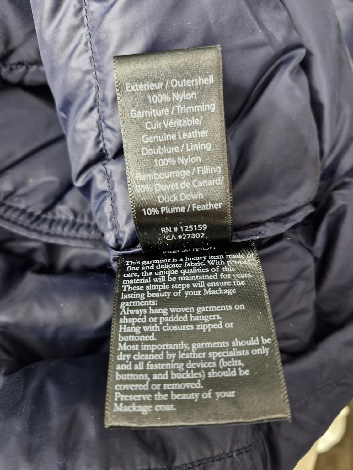 MACKAGE 맥케이지 라이트웨이트 덕다운 패딩 상품이미지10