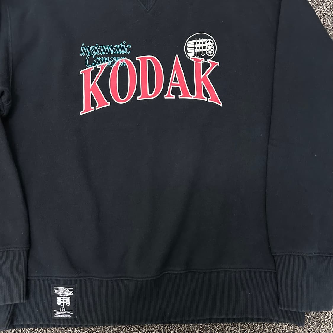 KODAK 코닥 기모 맨투맨 블랙 XL 상품이미지3